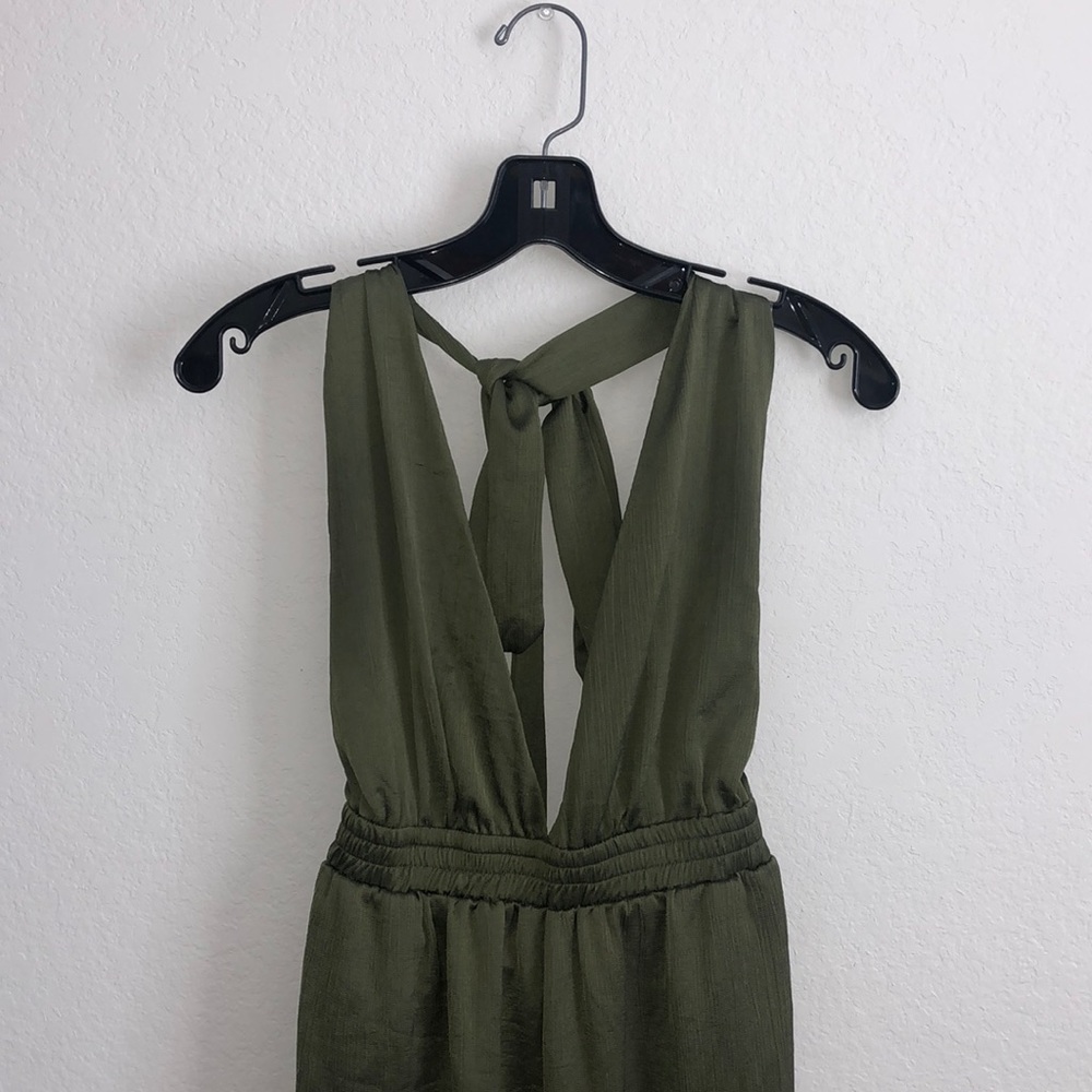 Fashion Nova Olive Green Jumpsuit